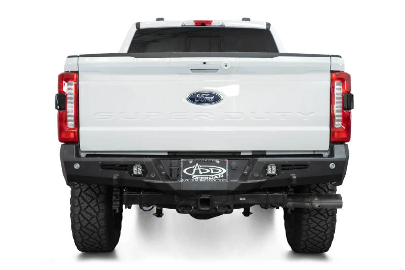 Ford Super Duty F250 Rear Bumper - Addictive Desert Designs - Bomber - Hammer Black - `23-`27